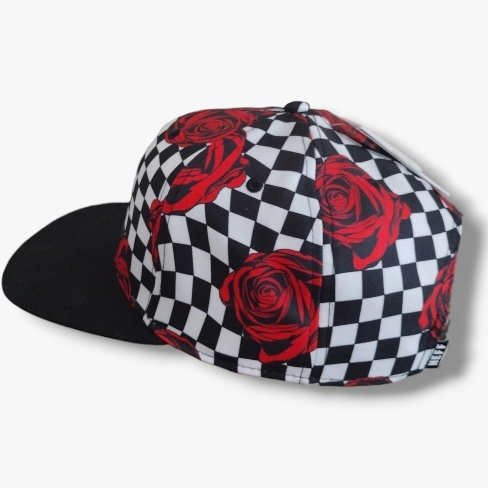 NWT Disney Black Race & Roses Cap Hat - Picture 4 of 5
